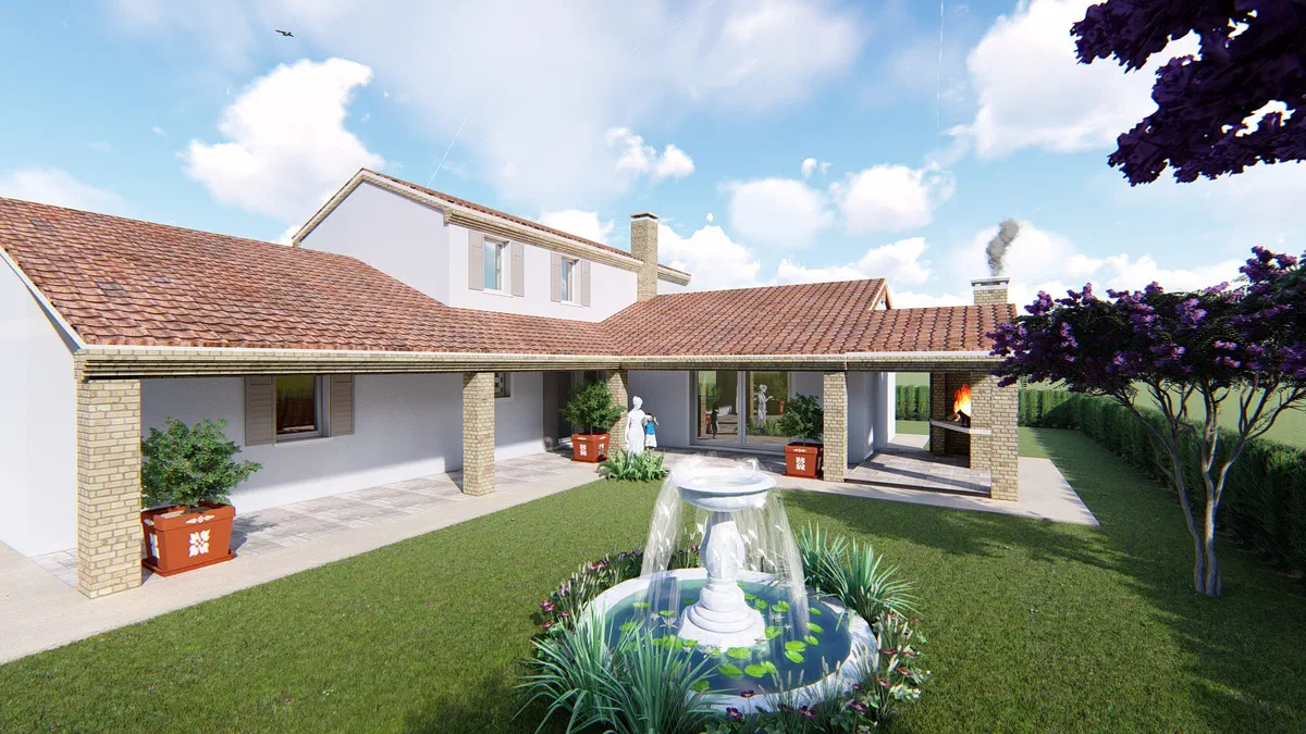 Country house with pool – view 4