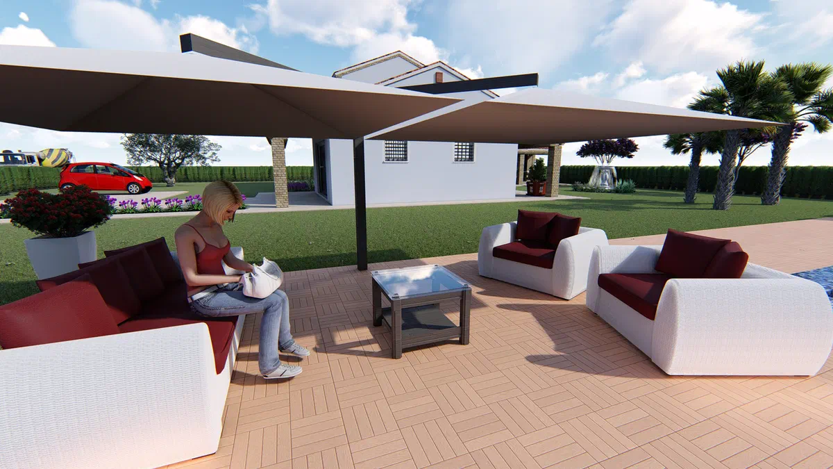 Country house with pool – view 8