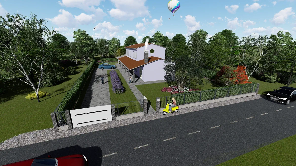 Rural house renovation – view 2